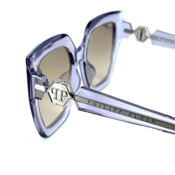 NEW!!! PHILIPP PLEIN Sunglasses Queen SPP064S Col.P52X Authentic - Picture 6 of 12